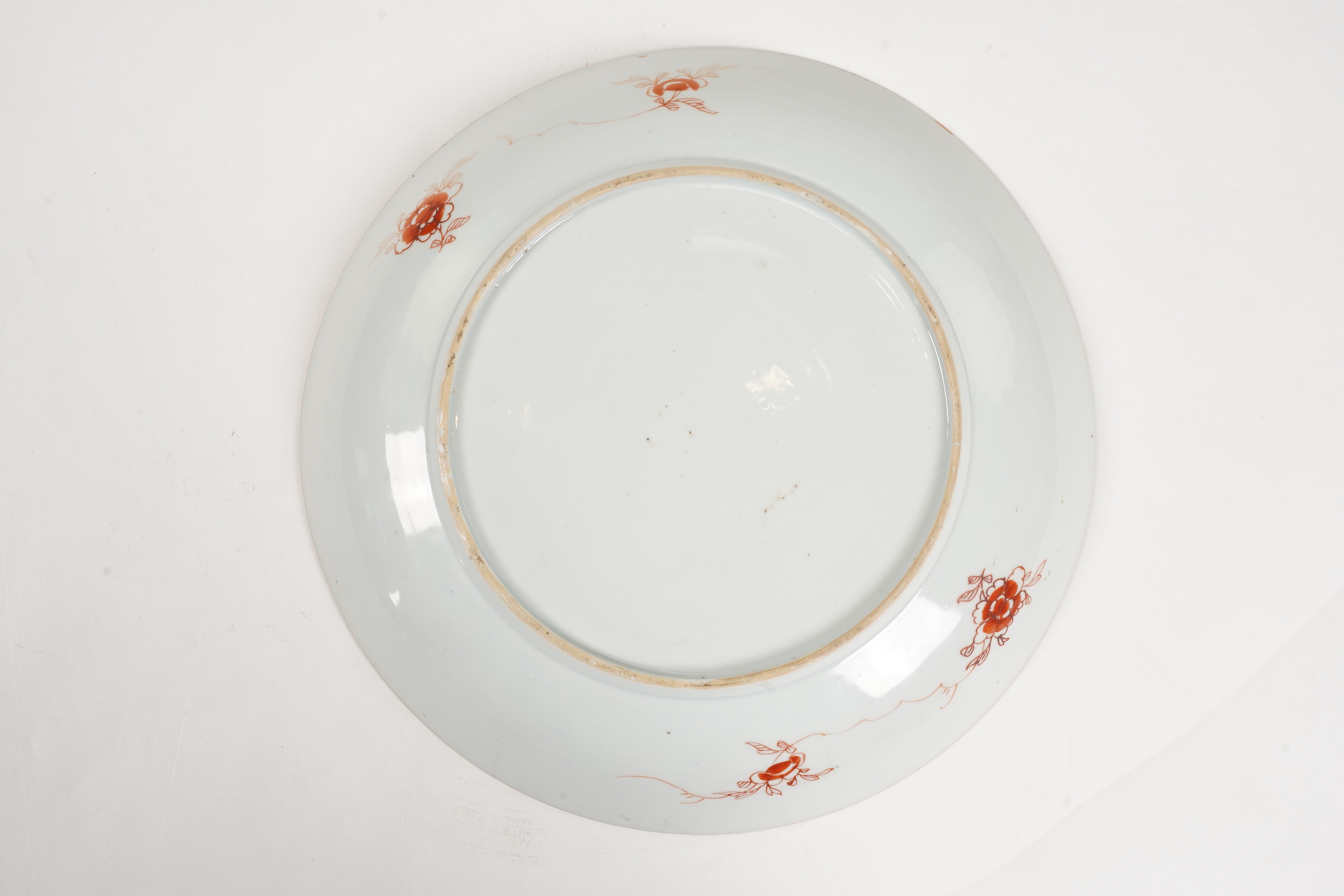 A Chinese famille rose ‘Pompadour’ dish, Qianlong period
